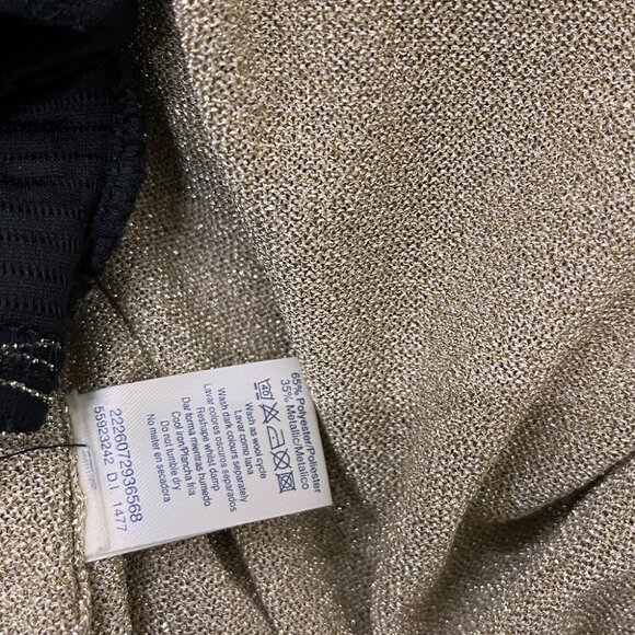 Glimmering Vintage 90s Dorothy Perkins Glitter Crop Top - Picture 4 of 5